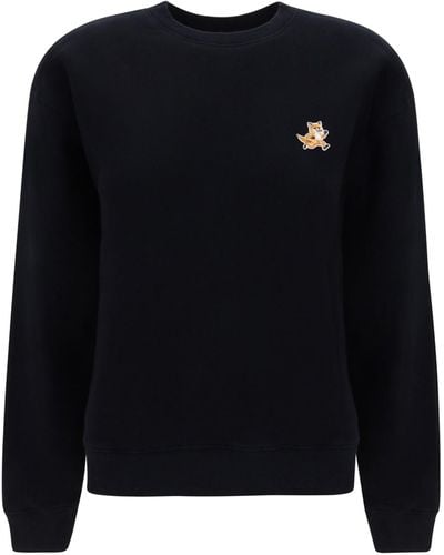 Maison Kitsuné Sweatshirts - Black
