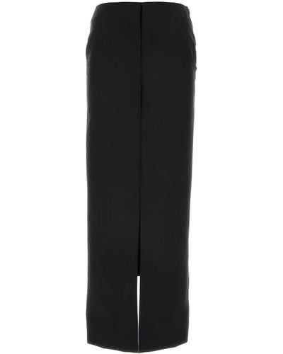 Givenchy Wool Blend Skirt - Black