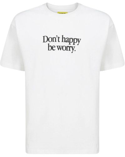 Market Smiley Earth T-Shirt - White