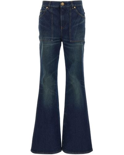 Balmain Vintage Bootcut Jeans - Blue