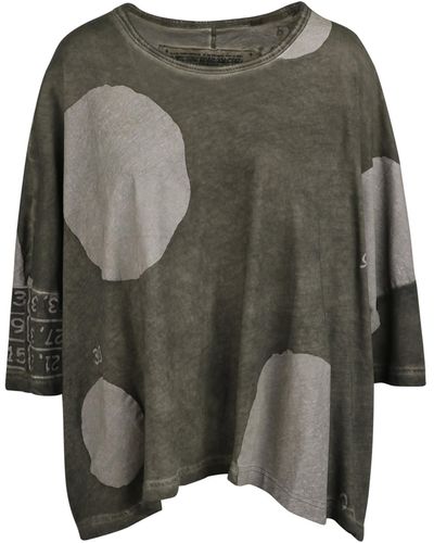 Rundholz Black Label Oversized Short Cotton Blouse - Grey
