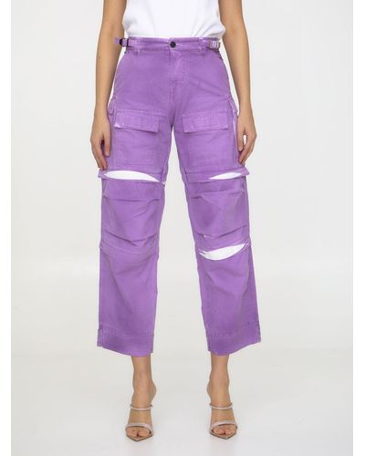 DARKPARK Julia Cargo Pants - Purple