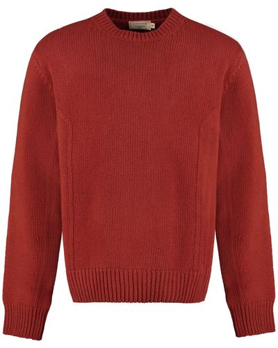 Maison Kitsuné Maison Kitsun Knitwear - Red