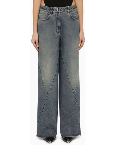 Givenchy Loose Washed Jeans - Gray