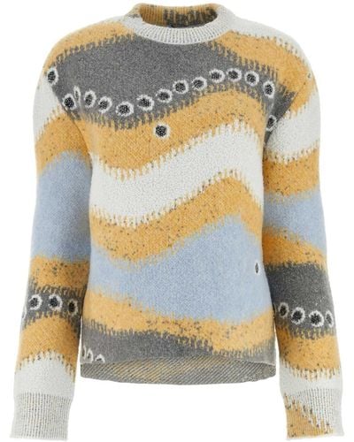 Loewe Luxury Sweater In Wool Blend - Multicolor