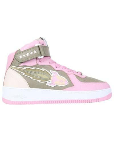 ENTERPRISE JAPAN Rocket Mid Sneakers - Pink