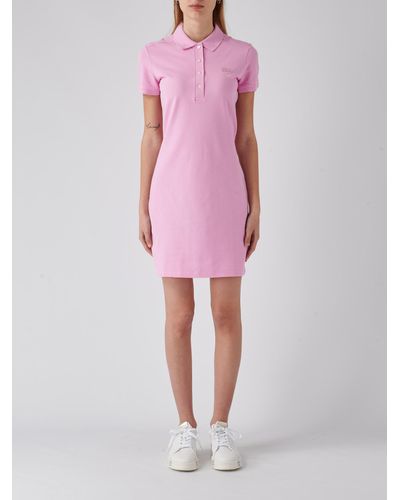Lacoste Cotton Dress - Pink