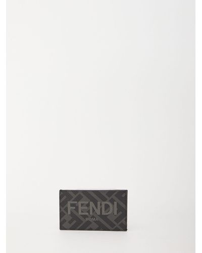 Fendi Cardholder With Logo - White