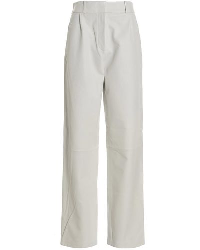 Kassl Leather Pants - Gray