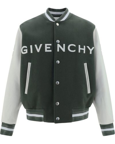Givenchy Varsity College Jacket - Green