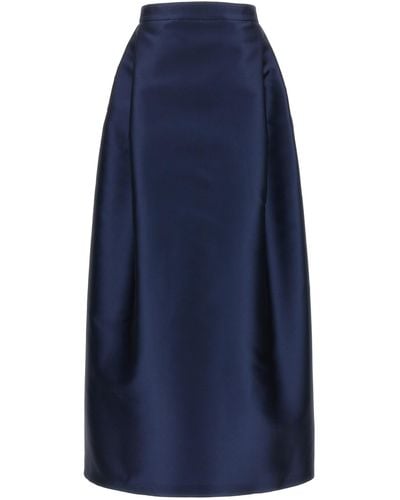 Alberta Ferretti Mikado Skirts - Blue