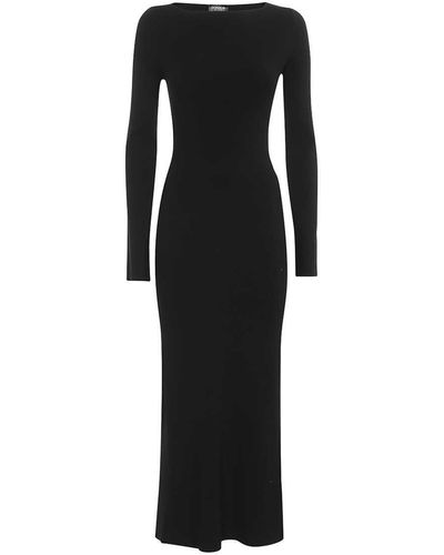 Dondup Long Dress - Black
