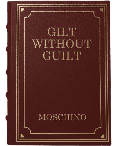 Moschino Guilt Without Guilt Clutch - Brown