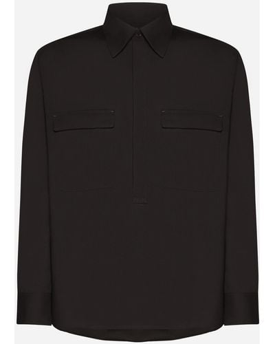PT01 Wool Shirt - Black