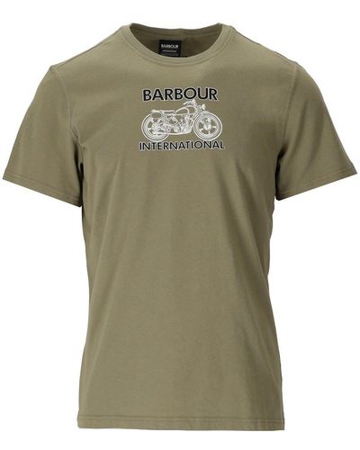 Barbour International Lens Tee T-shirt - Green