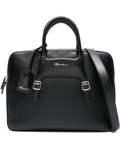 Santoni Briefcase Bags - Black