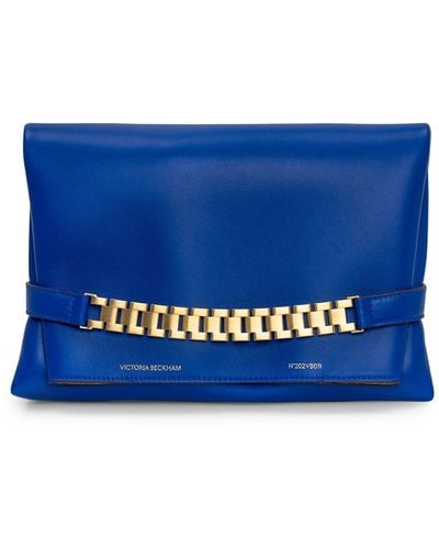 Victoria Beckham Pouch With Chain - Blue
