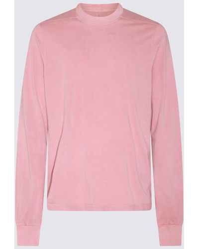 Rick Owens Cotton Sweatshirt - Pink