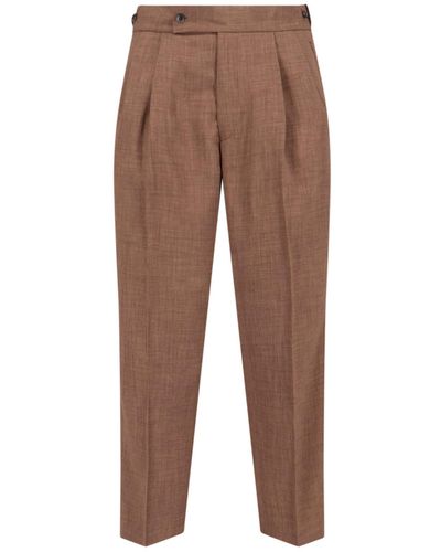 Needles Wide Tailored Pants - Brown