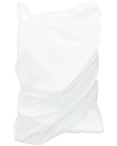 JW Anderson Twisted Cotton Vest Top - White