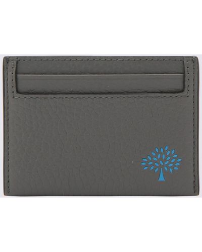 Mulberry And Leather Cardholder - Gray