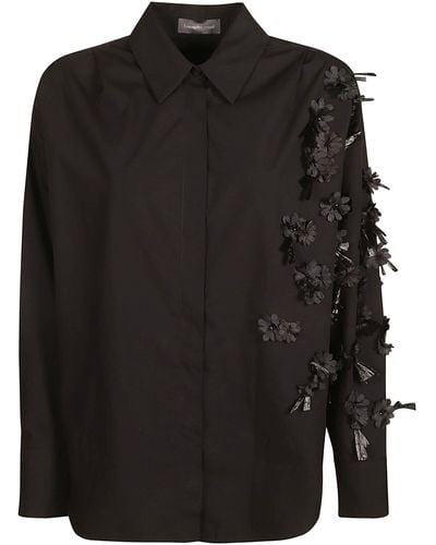 Lorena Antoniazzi Floral Shirt - Black