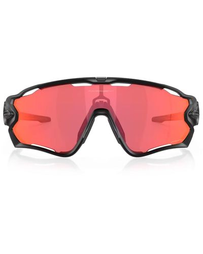 Oakley Jawbreaker - Matte Black / Prizm Trail Torch Sunglasses - Pink