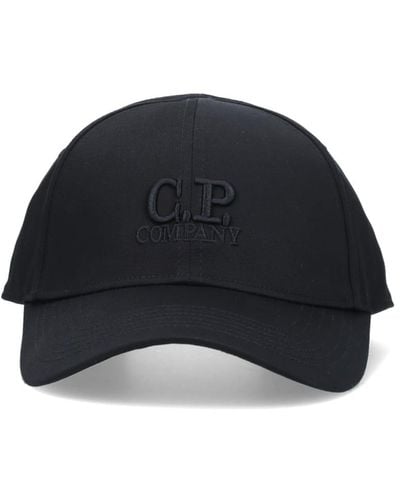 C.P. Company Logo Baseball Cap - Blue