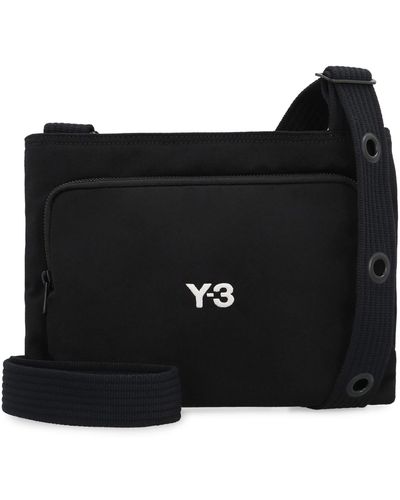 Y-3 Sacoche Fabric Shoulder Bag - Black