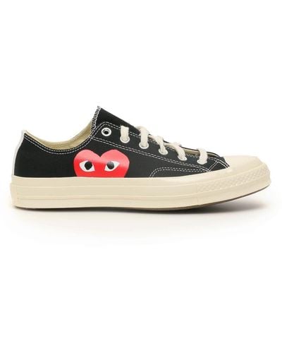 Comme des Garçons Black Comme Des Garçons Play X Converse 70s Canvas Low-top Sneakers