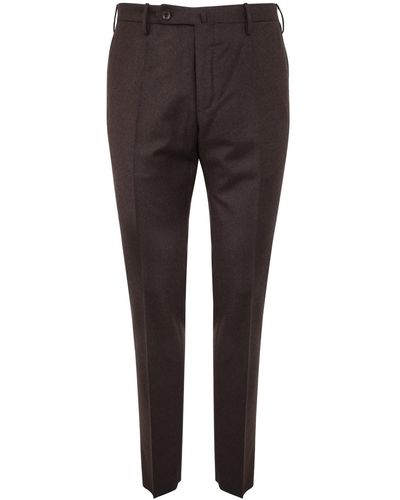 Incotex Flannel Classic Pants - Gray