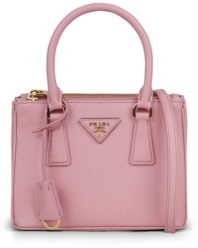 Prada Galleria Mini Tote Bag - Pink