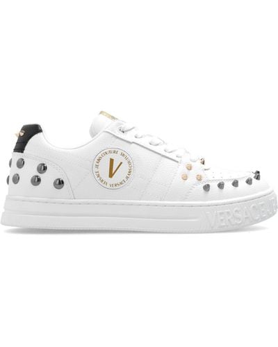 Versace Jeans Couture Trainers With Logo - White