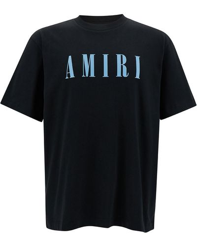 Amiri T-shirt With Logo in Black for Men | Lyst