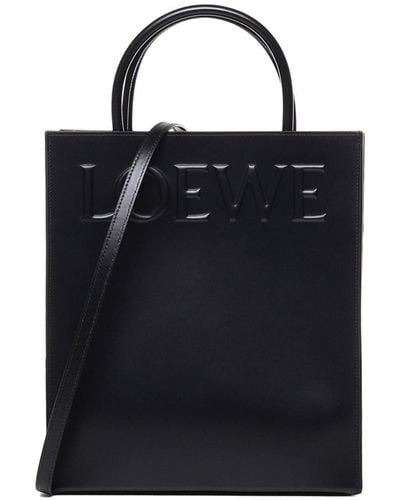 Loewe X Paulas Ibiza Standard A4 Bag - Black