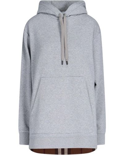 Burberry Oversize Fit Sweatshirt - Grey