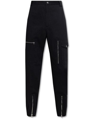 Alexander McQueen Cotton Sweatpants - Black