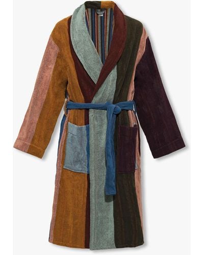 PS by Paul Smith Paul Smith Cotton Bathrobe Robe - Multicolour