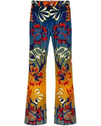 Bluemarble Hibiscus Trousers - Blue
