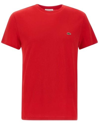 Lacoste Pima Cotton T-Shirt - Red