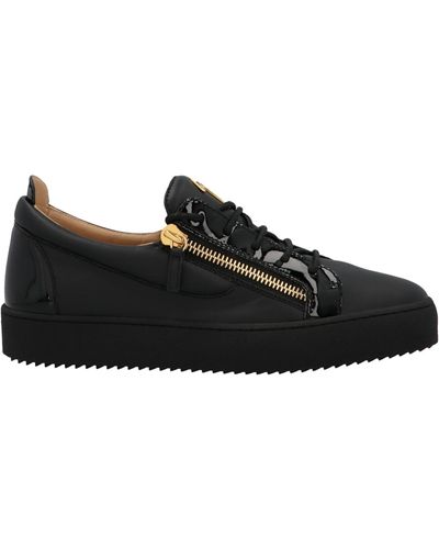 Giuseppe Zanotti May London Leather Sneaker - Black