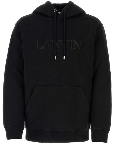 Lanvin Cotton Sweatshirt - Black