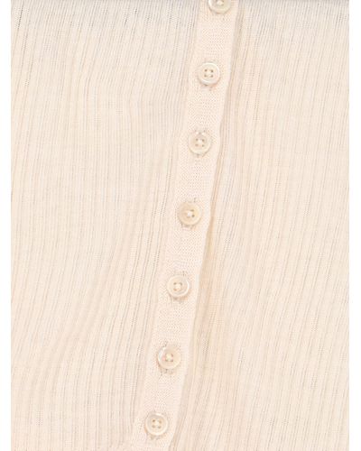 Lemaire Ribbed Top - Natural