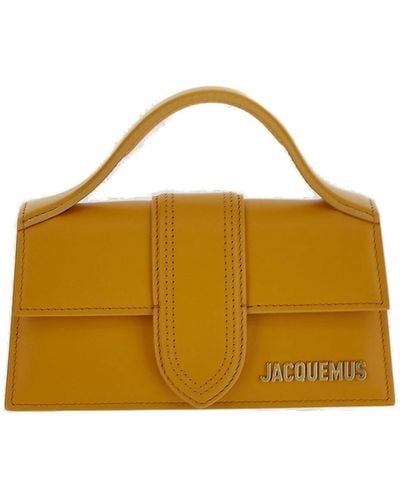 Jacquemus Le Bambino Mini Flap Shoulder Bag - Yellow