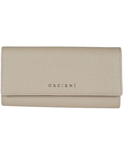 Orciani Soft Wallet - Natural