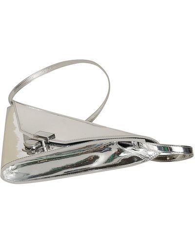 MSGM Triangle Clic Clutch - Metallic