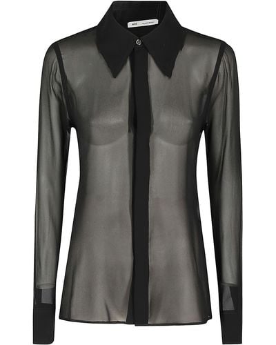Ami Paris Fitted Shirt - Black