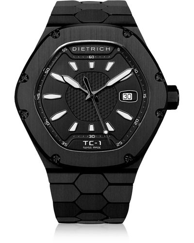 Dietrich Tc-1 Pvd Stainless Steel W/ Luminova And Dial - Black