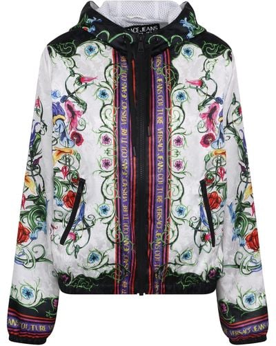 Versace Floral-print Bomber Jacket - Multicolor