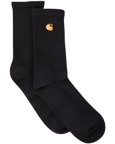 Carhartt Chase Embroidered Logo Socks - Black